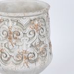 Casa si Gradina - Decoratiuni - Obiecte decorative - Vaze si boluri decorative - Vaza ciment Eurolamp H30 cm alb - Infinity.ro