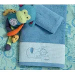 Casa si Gradina - Textile si covoare - Textile baie - Prosoape - Set 2 Prosoape Junior Jungle Combo Petrol - Infinity.ro