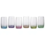 Casa si Gradina - Bucatarie si vesela - Cani si pahare - Pahare - Set 6 pahare cristal Bohemia Ideal Color HB 380ml - Infinity.ro