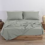 Casa si Gradina - Textile si covoare - Lenjerii de pat - Cearceafuri de pat - Cearsaf pat Queen Size bumbac Nef-Nef Basic 240X270 cm Mint - Infinity.ro