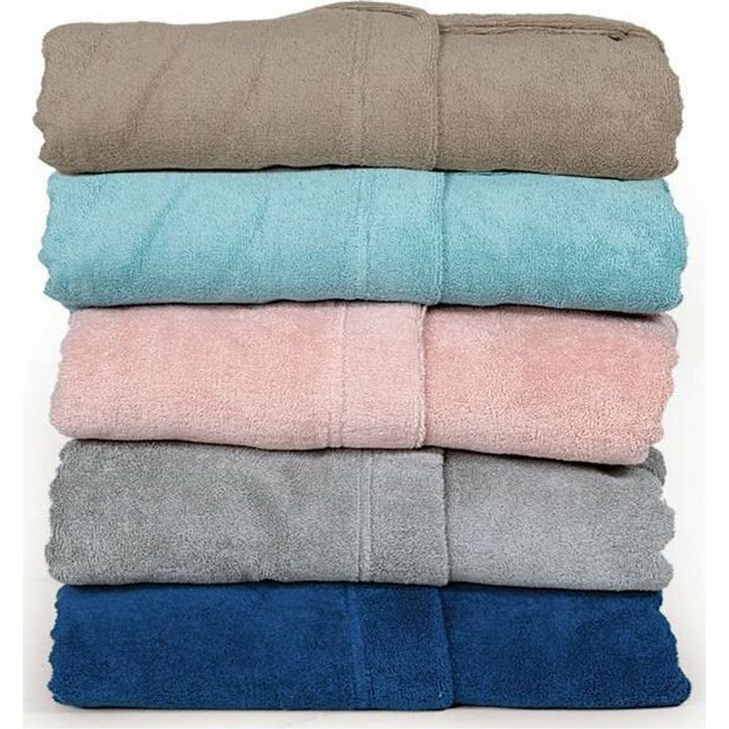 Casa si Gradina - Textile si covoare - Textile baie - Halate de baie - Halat baie bumbac Nef-Nef Homeware Comfort Gri marime S - Infinity.ro