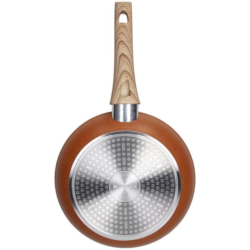 Casa si Gradina - Bucatarie si vesela - Vase pentru gatit - Tigai si seturi - Tigaie cu maner Tognana Traditional, Aluminiu, 28 cm, Portocaliu - Infinity.ro