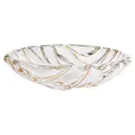 Casa si Gradina - Bucatarie si vesela - Vesela si tacamuri - Vesela desert - Fructiera cristal Bohemia Bamboo Gold 336 - Infinity.ro