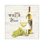 Casa si Gradina - Textile si covoare - Textile bucatarie - Servete si naproane - Servetele masa 33x33cm White wine FSC Mix - Infinity.ro