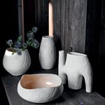 Casa si Gradina - Decoratiuni - Obiecte decorative - Vaze si boluri decorative - Vaza Elefant Alb 31X11 H29 Andrea Fontebasso - Infinity.ro