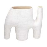 Casa si Gradina - Decoratiuni - Obiecte decorative - Vaze si boluri decorative - Vaza Elefant Alb 31X11 H29 Andrea Fontebasso - Infinity.ro