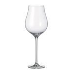 Casa si Gradina - Bucatarie si vesela - Cani si pahare - Pahare - Set 6 pahare vin Crystal Bohemia Limosa 400 ml transparent - Infinity.ro