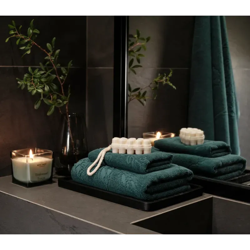 Casa si Gradina - Textile si covoare - Textile baie - Prosoape - Prosop Bath Towel Birds Of Paradise 70X140 Green - Infinity.ro