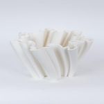 Casa si Gradina - Bucatarie si vesela - Vesela si tacamuri - Vesela desert - Bomboniera portelan Eurolamp 34 cm alb - Infinity.ro