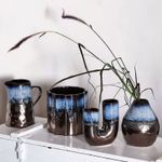 Casa si Gradina - Decoratiuni - Obiecte decorative - Vaze si boluri decorative - Vaza ceramica H21 cm Enigma Andrea Fontebasso bronz/albastru - Infinity.ro