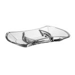 Casa si Gradina - Bucatarie si vesela - Vesela si tacamuri - Platouri de bucatarie - Platou compartimentat oval Crystal Bohemia 33 cm transparent - Infinity.ro