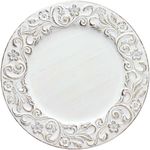 Casa si Gradina - Bucatarie si vesela - Vesela si tacamuri - Platouri de bucatarie - Platou rotund pentru servire Andrea Fontebasso Liberty, Plastic, 33 cm, Alb - Infinity.ro