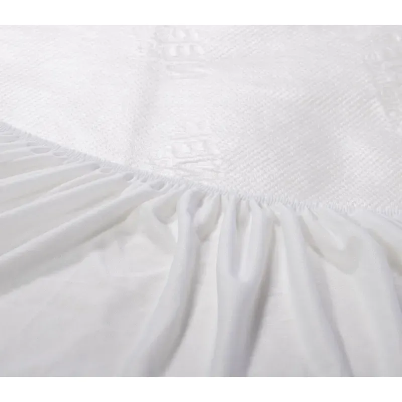 Casa si Gradina - Textile si covoare - Lenjerii de pat - Protectie saltea - Husa protectie pat Single Jacquard Waterproof 100X200 - Infinity.ro