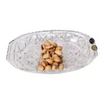 Casa si Gradina - Bucatarie si vesela - Vesela si tacamuri - Platouri de bucatarie - Platou compartimentat cristal Bohemia 21.5cm - Infinity.ro