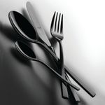 Casa si Gradina - Bucatarie si vesela - Vesela si tacamuri - Tacamuri si seturi - Set Tacam 24Pcs Atena Oro Nero Mepra - negru - Infinity.ro