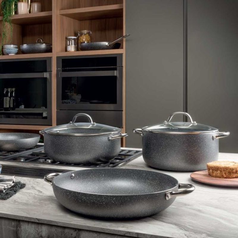 Casa si Gradina - Bucatarie si vesela - Vase pentru gatit - Oale si cratite - Cratita cu capac Big Family 22cm Tognana - Infinity.ro