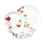 Casa si Gradina - Bucatarie si vesela - Vesela si tacamuri - Servicii de masa - Set masa 18 buc, portelan alb, Iris Edge Andrea Fontebasso - Infinity.ro