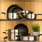 Casa si Gradina - Bucatarie si vesela - Vase pentru gatit - Oale si cratite - Cratita 24 cm Luxury Design Collection Andrea Fontebasso - Infinity.ro