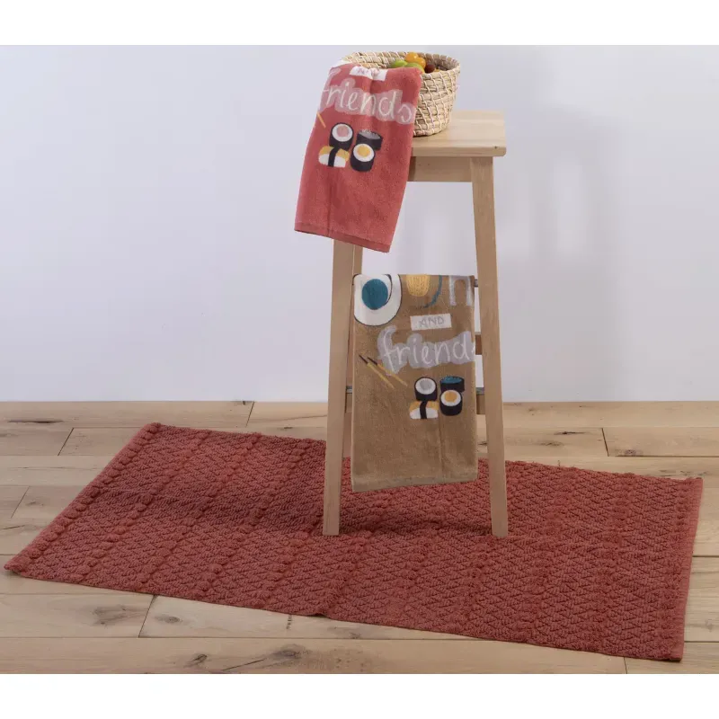 Casa si Gradina - Textile si covoare - Textile bucatarie - Servete si naproane - Prosop bucatarie Velour Sushi 40X60 Beige - Infinity.ro