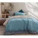 Casa si Gradina - Textile si covoare - Lenjerii de pat - Seturi de lenjerie - Set Honor husa pilota 170X240 + 1 fata perna 52X72 Petrol - Infinity.ro