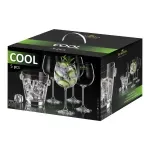 Casa si Gradina - Bucatarie si vesela - Cani si pahare - Pahare - Set 4 pahare + 1 recipient gheata cristal Bohemia Cool - Infinity.ro