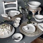 Casa si Gradina - Bucatarie si vesela - Vesela si tacamuri - Platouri de bucatarie - Platou cu 3 compartimente Tognana Porcellane 27.5x9.5x5 cm portelan alb - Infinity.ro