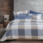 Casa si Gradina - Textile si covoare - Lenjerii de pat - Seturi de lenjerie - Set husa 240x270 cm + 2 fete perna 52x72 cm + cearsaf 160x200 cm Nef-Nef Casual Denim - Infinity.ro