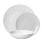 Casa si Gradina - Bucatarie si vesela - Vesela si tacamuri - Servicii de masa - Set masa 18 buc, portelan Tognana Metropolis alb - Infinity.ro