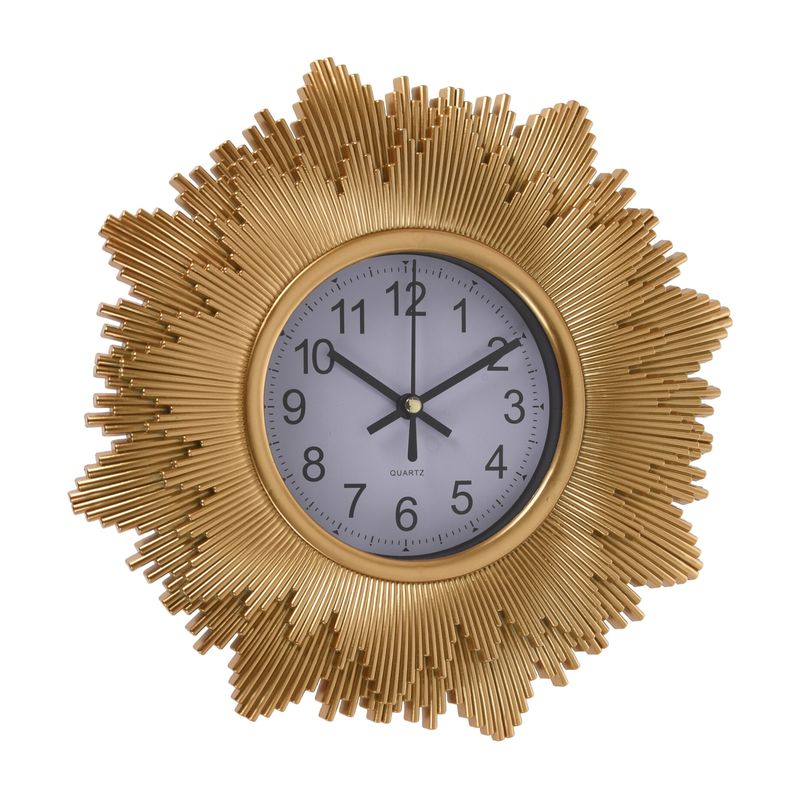 Casa si Gradina - Decoratiuni - Ceasuri - Set ceas de perete cu oglinda Koopman 25 cm auriu - Infinity.ro