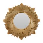 Casa si Gradina - Decoratiuni - Ceasuri - Set ceas de perete cu oglinda Koopman 25 cm auriu - Infinity.ro