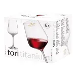 Casa si Gradina - Bucatarie si vesela - Cani si pahare - Pahare - Set 6 pahare cristal Bohemia Tori Titanium 490ml - Infinity.ro