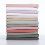 Casa si Gradina - Textile si covoare - Lenjerii de pat - Cearceafuri de pat - Cearsaf pat, cu elastic, King Size, bumbac gri, Nef-Nef Basic 180x200+35 cm Silver Grey - Infinity.ro