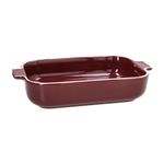 Casa si Gradina - Bucatarie si vesela - Vase pentru gatit - Tavi copt - Tava gatit portelan Andrea Fontebasso Bistro Bordo Syrah 36x23 cm - Infinity.ro