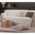 Casa si Gradina - Textile si covoare - Pături și cuverturi - Cuverturi - Patura Throw Vanjel 150X250 Ecru - Infinity.ro
