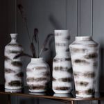 Casa si Gradina - Decoratiuni - Obiecte decorative - Vaze si boluri decorative - Vaza Andrea Fontebasso 20H Alb/Gri - Infinity.ro