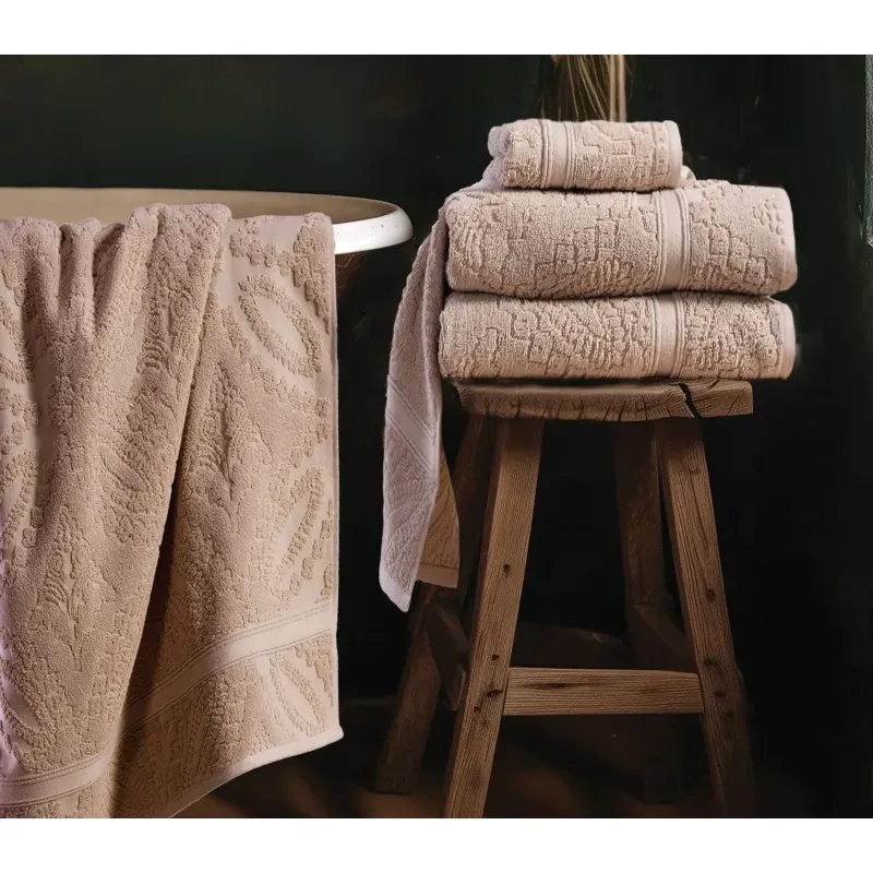 Casa si Gradina - Textile si covoare - Textile baie - Prosoape - Prosop Bath Towel Louiza 70X140 Beige - Infinity.ro