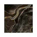 Casa si Gradina - Textile si covoare - Textile bucatarie - Servete si naproane - Servetele masa 33x33cm Marble black FSC Mix - Infinity.ro