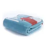 Casa si Gradina - Textile si covoare - Pături și cuverturi - Paturici copii - Patura Baby Cotbed Traffic 100X140 Aqua - Infinity.ro