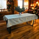 Casa si Gradina - Textile si covoare - Textile bucatarie - Fete de masa - Fata de masa dreptunghiulara Andrea Fontebasso Mikado 140x180 cm albastru-auriu - Infinity.ro