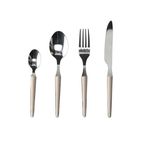 Casa si Gradina - Bucatarie si vesela - Vesela si tacamuri - Tacamuri si seturi - Set Tacam maner Crem 24Pcs Tognana - Infinity.ro