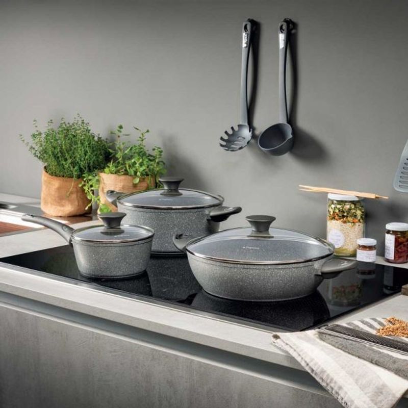 Casa si Gradina - Bucatarie si vesela - Vase pentru gatit - Oale si cratite - Cratita cu coada 16cm Pure Roq Tognana - Infinity.ro