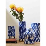 Casa si Gradina - Decoratiuni - Obiecte decorative - Vaze si boluri decorative - Vaza ceramica Tognana Storm H28 cm albastru-alb - Infinity.ro