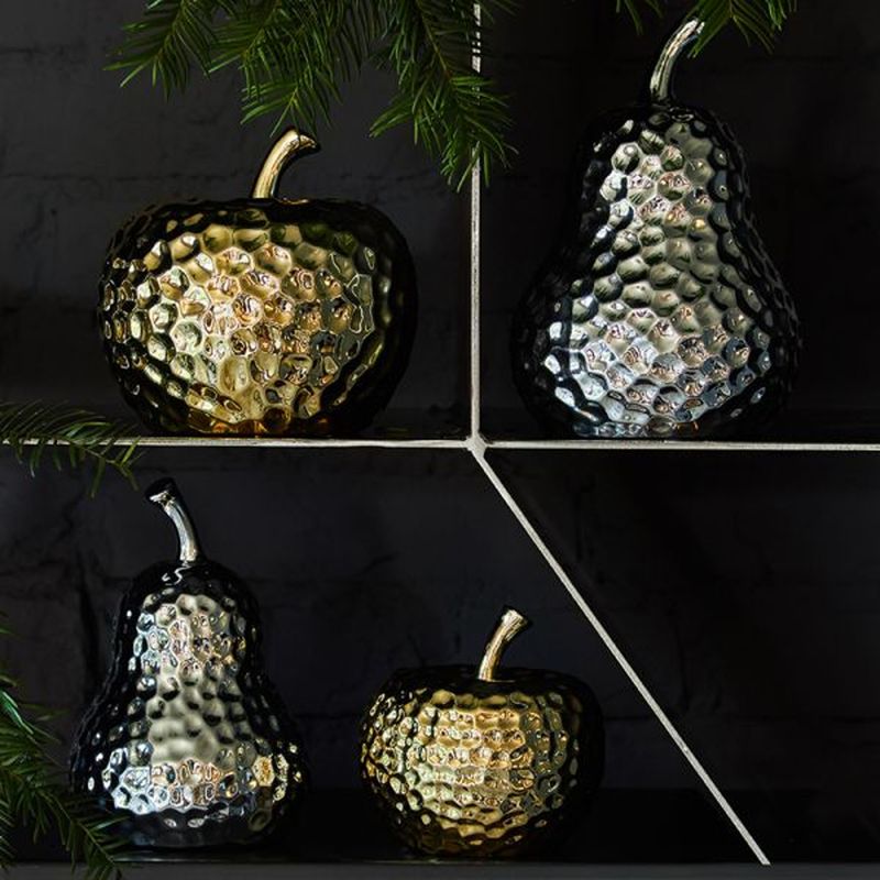 Casa si Gradina - Decoratiuni - Obiecte decorative - Accesorii decorative - Decoratiune Para Tognana H19 cm argintiu portelan - Infinity.ro