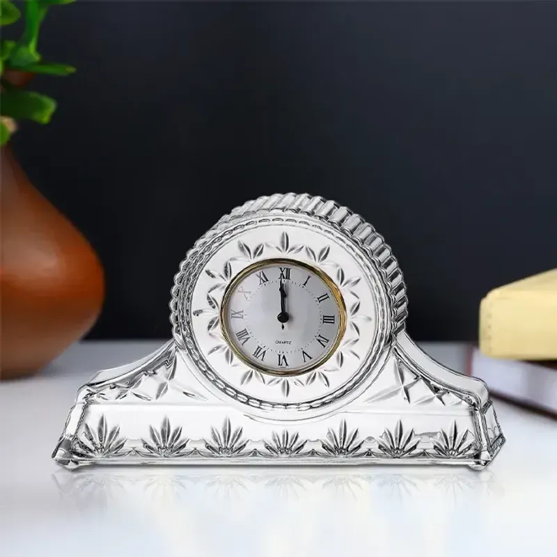 Casa si Gradina - Decoratiuni - Ceasuri - Ceas cristal Bohemia Clockstand 37cm - Infinity.ro