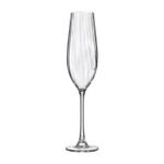 Casa si Gradina - Bucatarie si vesela - Cani si pahare - Pahare - Set 6 pahare sampanie Crystal Bohemia Columba Optic 260 ml transparent - Infinity.ro