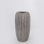 Casa si Gradina - Decoratiuni - Obiecte decorative - Vaze si boluri decorative - Vaza ceramica Eurolamp H29.5 cm maro-argintiu - Infinity.ro