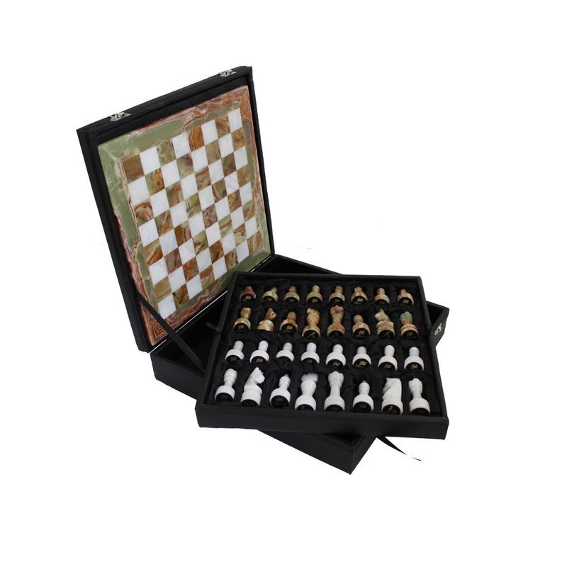 Jucarii, Copii si Bebe - Jucarii si jocuri - Jocuri si puzzle - Jocuri de societate - Sah marmura Onix And Marble Chess Set - Infinity.ro