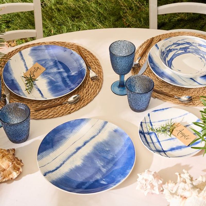 Casa si Gradina - Bucatarie si vesela - Vesela si tacamuri - Tacamuri si seturi - Set Tacam 24Pcs Hashi Steel Brown Tognana - Infinity.ro