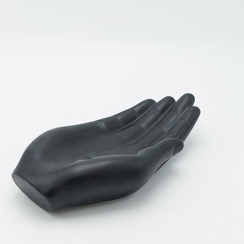 Casa si Gradina - Decoratiuni - Obiecte decorative - Accesorii decorative - Decoratiune ceramica mana Eurolamp H6.5 cm negru - Infinity.ro