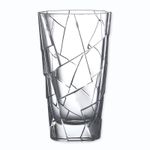 Casa si Gradina - Decoratiuni - Obiecte decorative - Vaze si boluri decorative - Vaza sticla Crystal Bohemia Crack H30.5 cm transparent - Infinity.ro